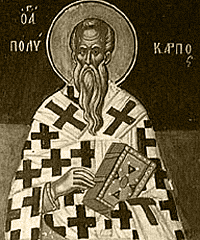 Святой Поликарп, епископ Смирнский