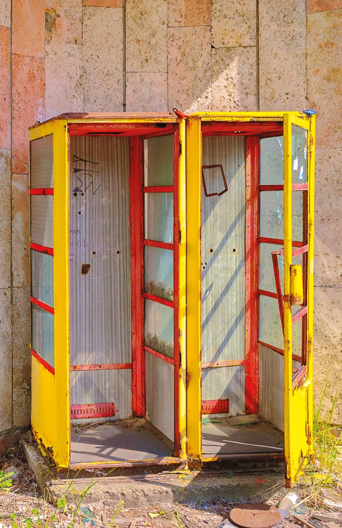 Telephone Booths in Chernobyl