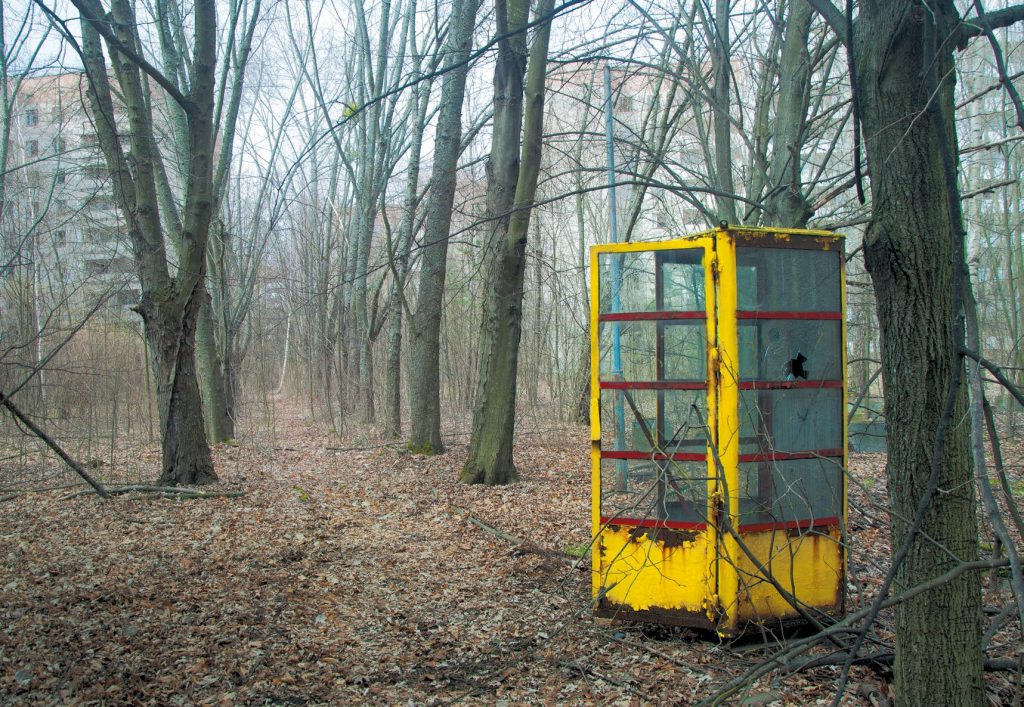 Telephone Booths in Chernobyl