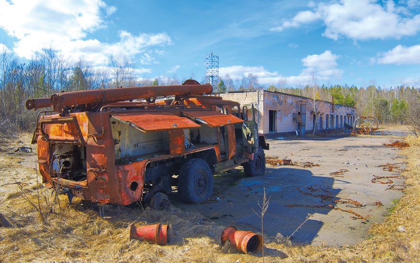 Fire Trucks in Chernobyl 2