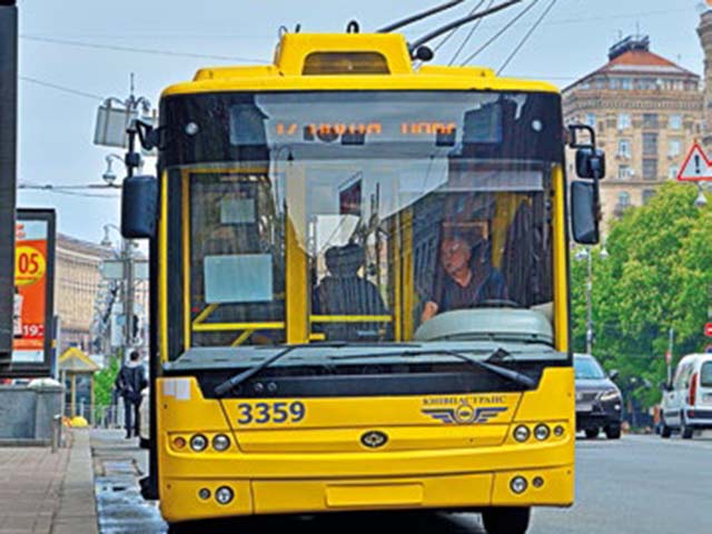 Trolleybus in Kyiv