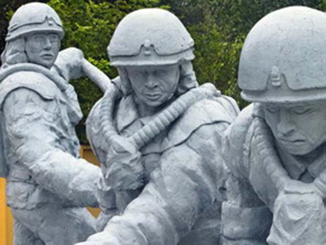 Firemen Memorial in Chernobyl
