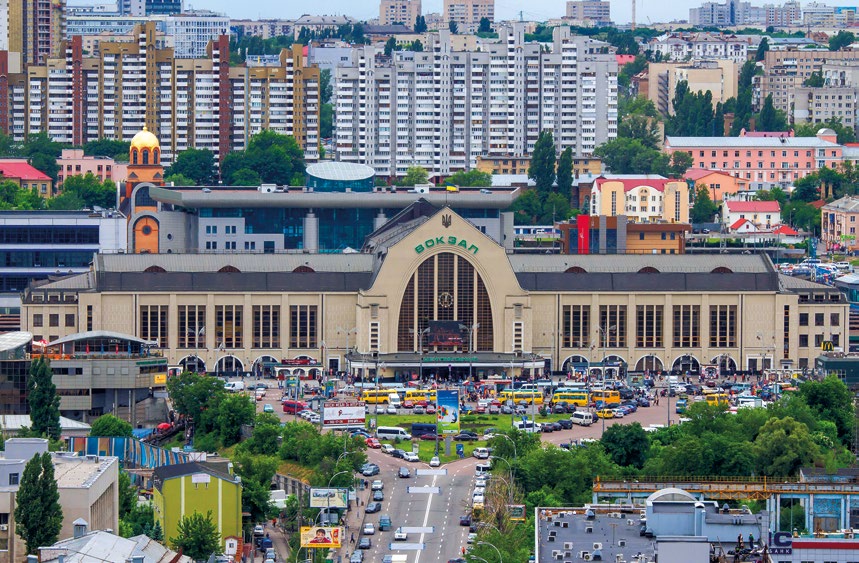 Main Railway Station in Kyiv